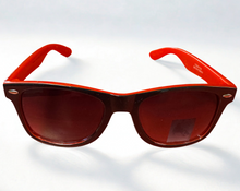 Load image into Gallery viewer, Support 81 SFV Two Tone Sunglasses | Black & Red Wayfarer Style | Big Red Machine