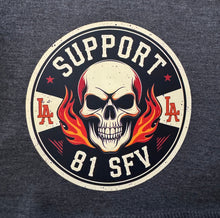 Load image into Gallery viewer, Support 81 LA Skull Premium Fleece Shorts