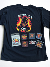 Load image into Gallery viewer, Support 81 Devil Flames Long Sleeve T-Shirt