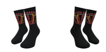 Load image into Gallery viewer, Support 81 SFV Wings & Handlebar Crew Socks | Black | Big Red Machine