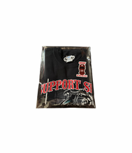 Load image into Gallery viewer, 81 SFV Defense Fund Tee | Black Graphic T-Shirt | Support 81 Big Red Machine