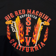 Load image into Gallery viewer, Big Red Machine SFV Handlebar Tee | Black Graphic T-Shirt | Support 81