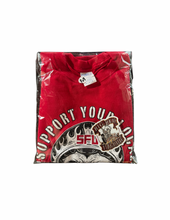 Load image into Gallery viewer, Big Red Machine Skull Originals Tee | Red Graphic T-Shirt | Support 81 SFV