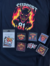 Load image into Gallery viewer, Support 81 Devil Flames Long Sleeve T-Shirt