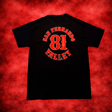 Load image into Gallery viewer, Big Red Machine SFV Handlebar Tee | Black Graphic T-Shirt | Support 81