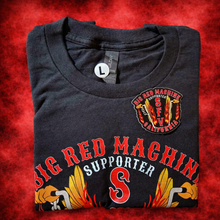 Load image into Gallery viewer, Big Red Machine SFV Handlebar Tee | Black Graphic T-Shirt | Support 81