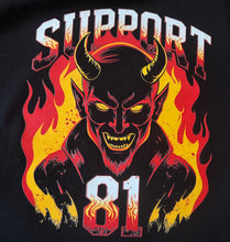 Load image into Gallery viewer, Support 81 Devil Flames Long Sleeve T-Shirt