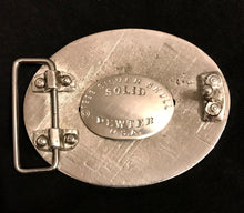 Load image into Gallery viewer, Support 81 World Belt Buckle | Handcrafted Pewter & Silver | Big Red Machine