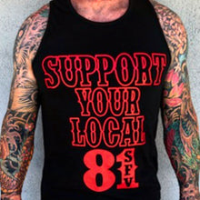 Load image into Gallery viewer, Support Your Local 81 SFV Tank Top | Red & White | Big Red Machine