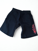 Load image into Gallery viewer, Support 81 Big Red Machine Valley Premium Fleece Shorts Black
