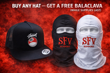 Load image into Gallery viewer, Support 81 SFV Billiard Ball Snapback | Black Graphic Hat | Big Red Machine
