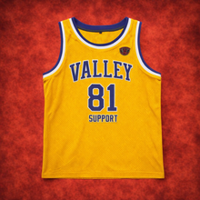 Load image into Gallery viewer, Support 81 SFV Moto Jersey | Purple &amp; Gold | LA Inspired | Big Red Machine
