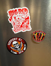 Load image into Gallery viewer, Big Red Machine Handlebars and Wings Acrylic Magnet
