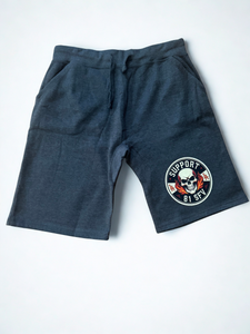 Support 81 LA Skull Premium Fleece Shorts