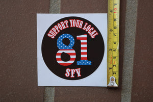 SFV 81 Flag Sticker