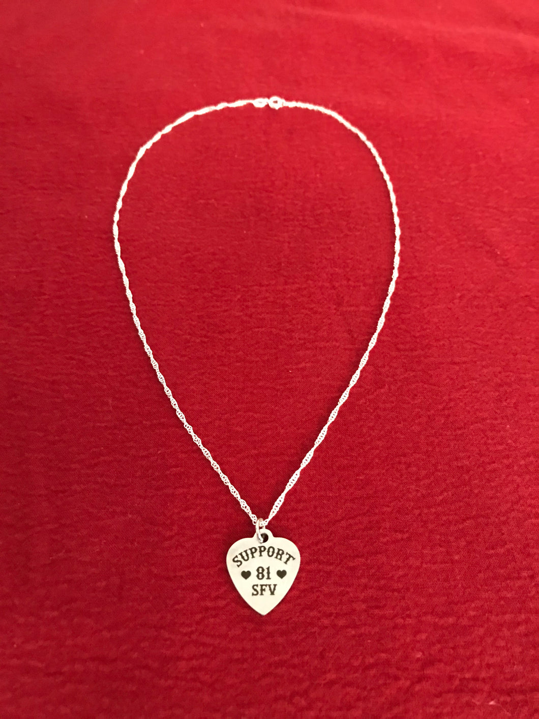 SFV Ladies Heart Necklace